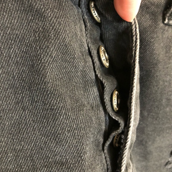 American Eagle Black Jean Skirt - Picture 2 of 4